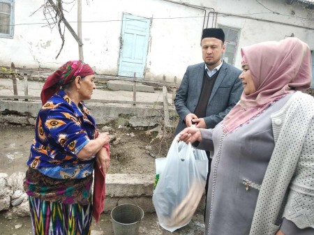 Кам таъминланган оилалар ҳолидан хабар олинди